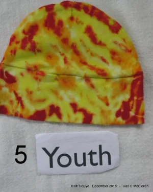 Youth Tie-Dye Beanie Cap      #5