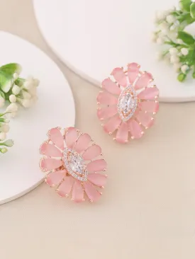 Blush Lynette Zirconia Studs