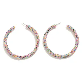 Glitter Hoops