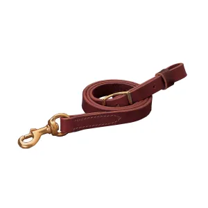 Leather Tie Down, Burgundy, 3/4" x 40"