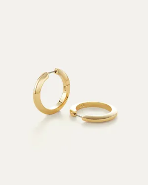 Toni Hinged Hoop Earrings - Medium