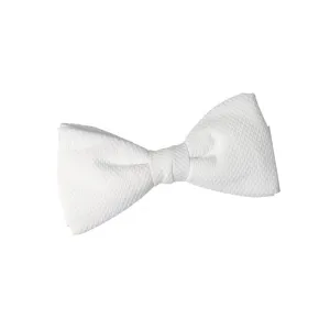 White Marcella Bow Tie - Ready Tied